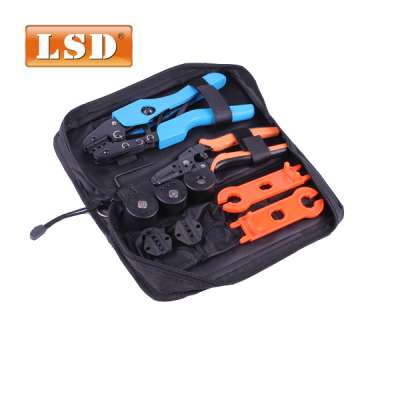 Crimping tool,wire stripper, crimping die formed AN-K2546B-2 Optical fiber tool set new style multi tool kit