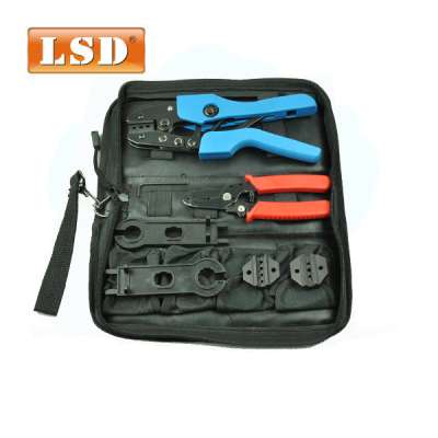 MC4 crimping tool and stripping tool kit AN-K2546B  for 2.5/4/6mm2 solar cable MC4/MC3 crimping plier set