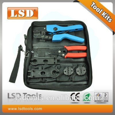 LSD AN-K2546B Good quality MC4 solar connector crimping tool kits, solar cable crimping tool box, used for 2.5~6mm2 solar wire.